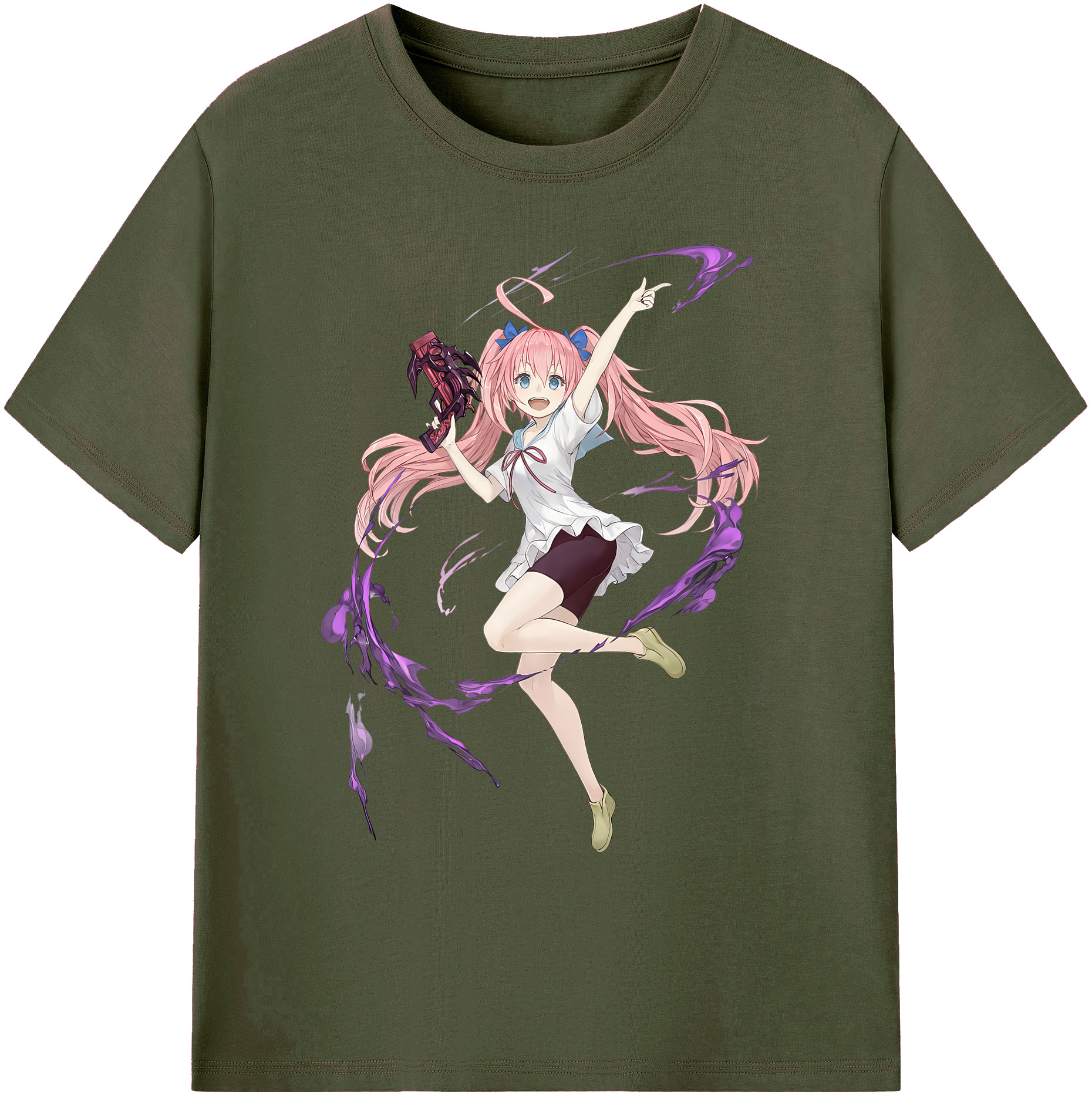 （画像用） 転スラ Regarding Reincarnated to Slime 綿100％ メンズ半袖Tシャツ｜肌触りやわらか＆通気性